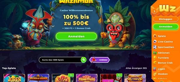 Wazamba desktop screenshot 1